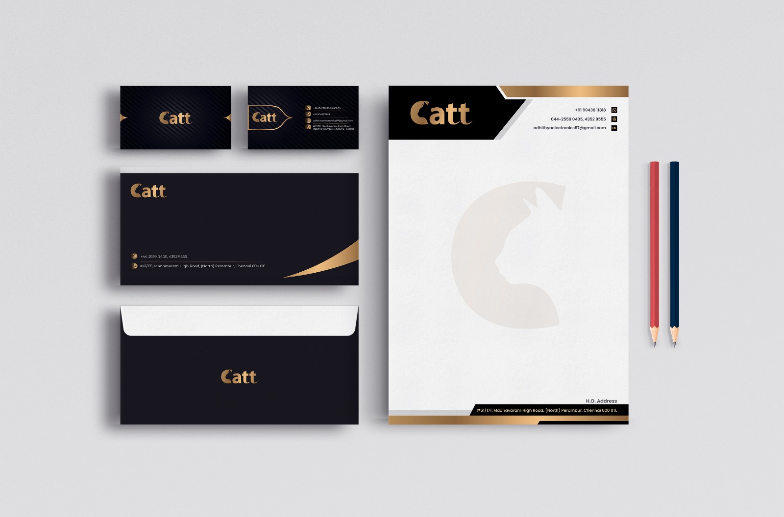 Cat Busiiness Card _ Eskimo - Preview